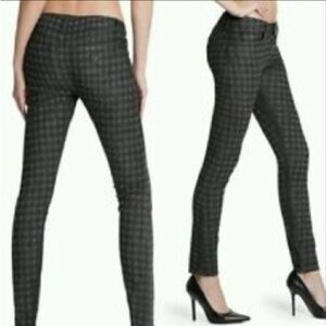 Guess Brittney Skinny Ankle Houndstooth Jeans Size 24